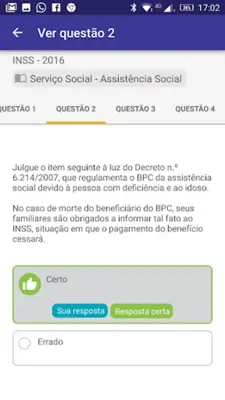 Simulado Já Concursos Públicos android App screenshot 3