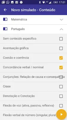 Simulado Já Concursos Públicos android App screenshot 4